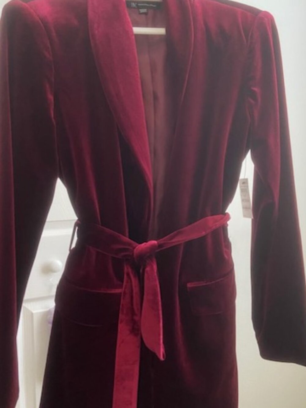 Beautiful Velvet Wrap Blazer - Size Medium NWT